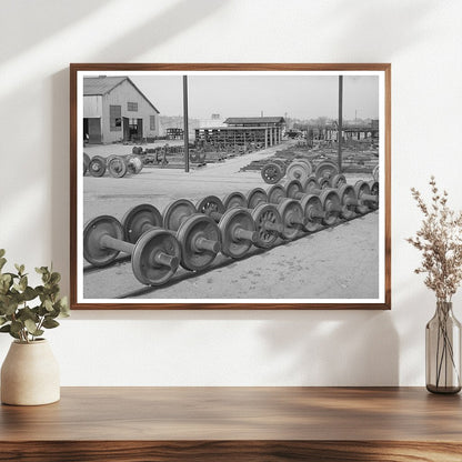 Vintage Car Wheels and Equipment at Big Spring Texas 1940
