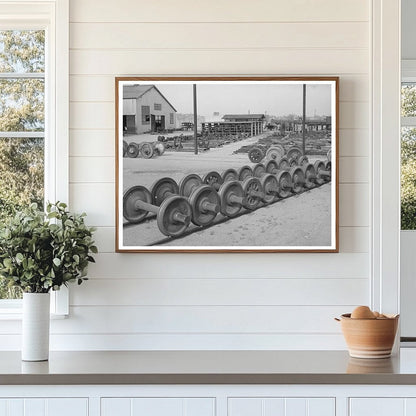 Vintage Car Wheels and Equipment at Big Spring Texas 1940