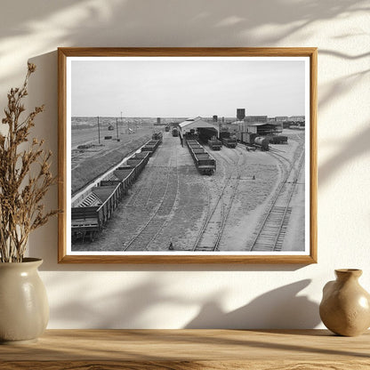 Railroad Yards in Big Spring Texas March 1940