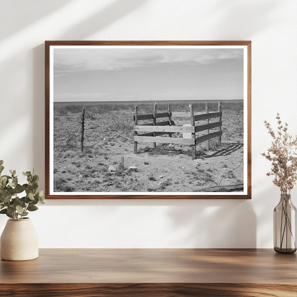 Solitary Grave on High Plains Dawson County Texas 1940