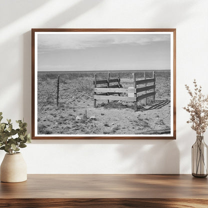 Solitary Grave on High Plains Dawson County Texas 1940