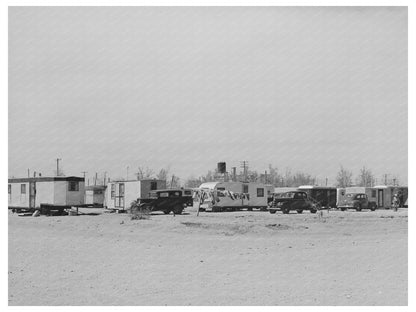 1940 Vintage Trailers for Oil Field Workers Hobbs New Mexico