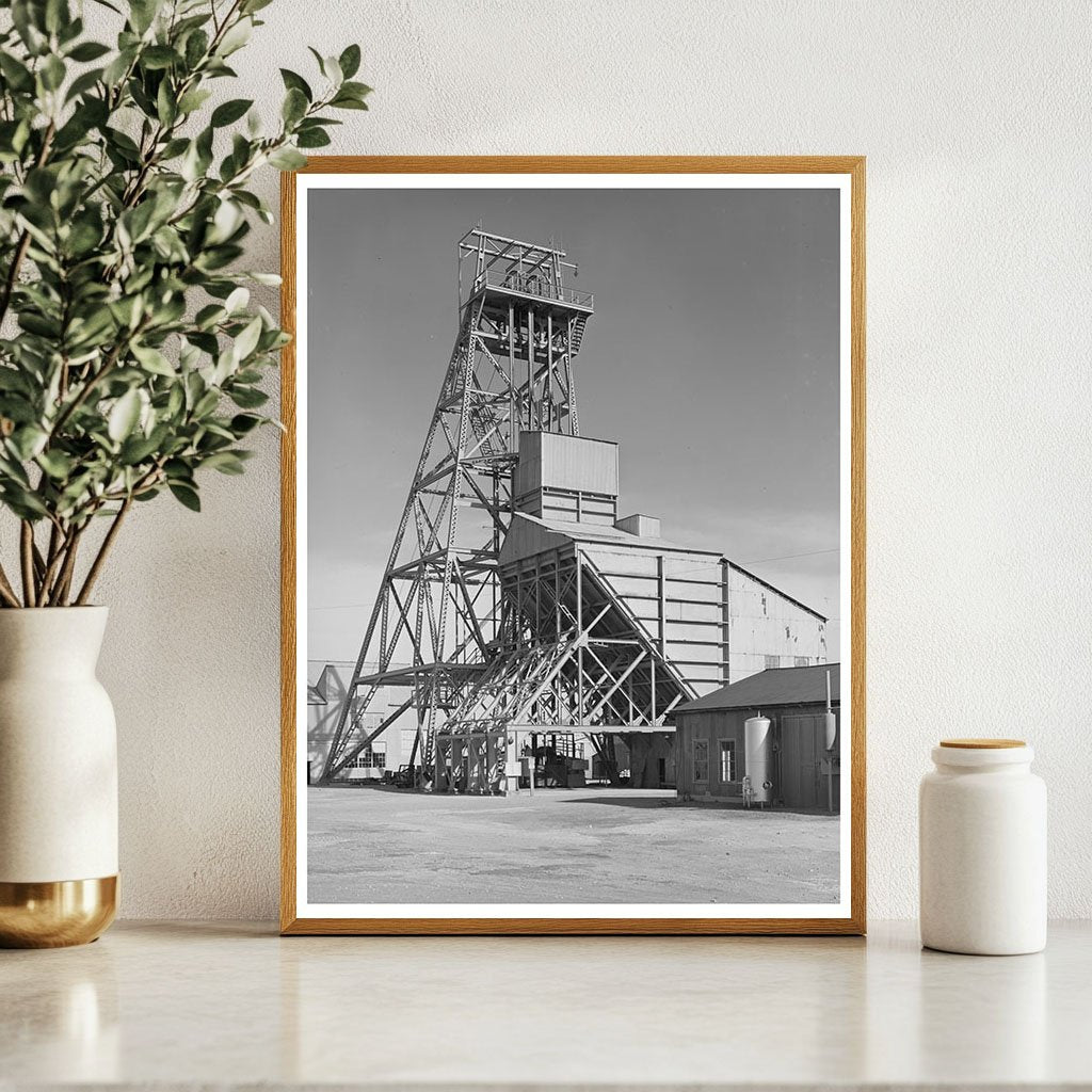 Tipple at Largest Potash Mine Eddy County New Mexico 1940