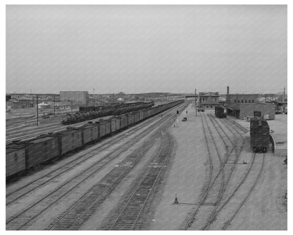 Big Spring Texas Railroad Yards March 1940