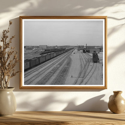 Big Spring Texas Railroad Yards March 1940