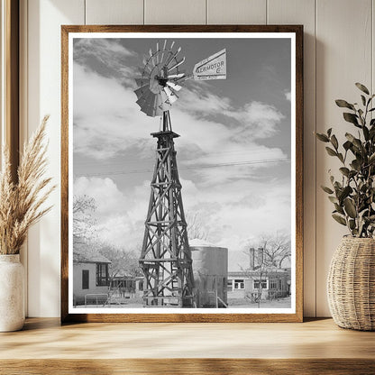 Windmill Water Source for Residences in Magdalena NM 1940