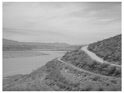 Roosevelt Dam Reservoir April 1940 Arizona Landscape