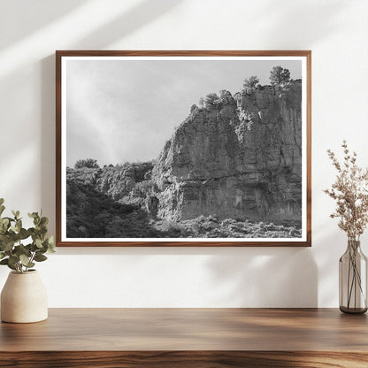Beckers Butte Rock Cliffs Gila County Arizona 1940
