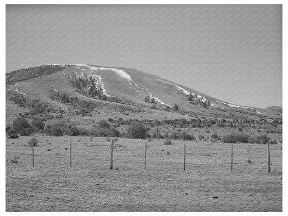 Snow-Capped Mountains in Apache County Arizona 1940