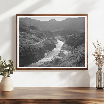 U.S. Highway 60 at Black River Gila County Arizona 1940