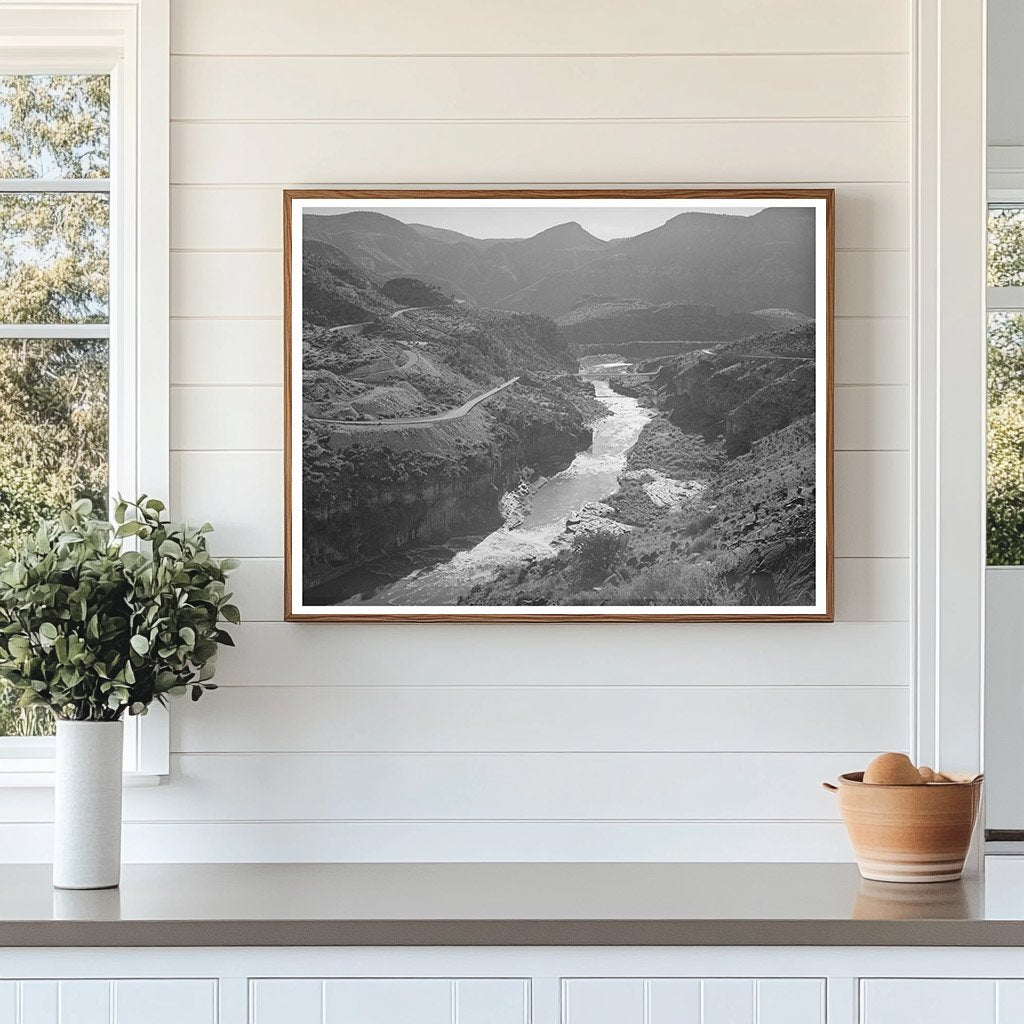 U.S. Highway 60 at Black River Gila County Arizona 1940