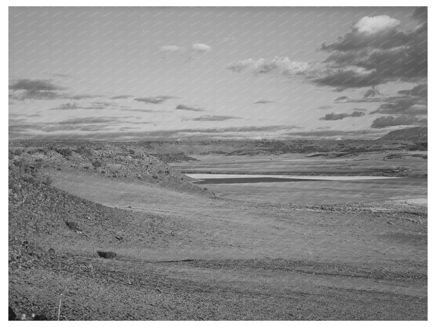 Little Colorado River Valley April 1940 Arizona Landscape