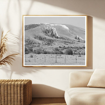 Spring Snow on Mountains Apache County Arizona 1940