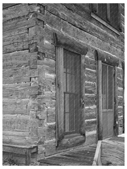 Navajo Lodge Construction Datil New Mexico April 1940