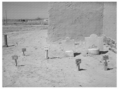 1940 Grave in Catholic Church Cemetery Bernalillo County