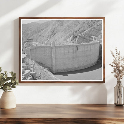 Roosevelt Dam Arizona April 1940 Low Water Level Image