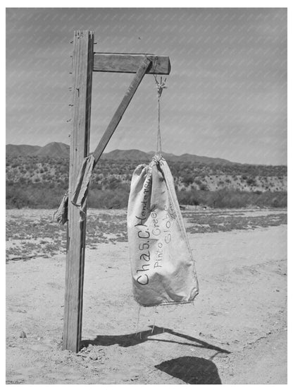 Mail Bag at Pinto Creek Farmhouse Arizona 1940