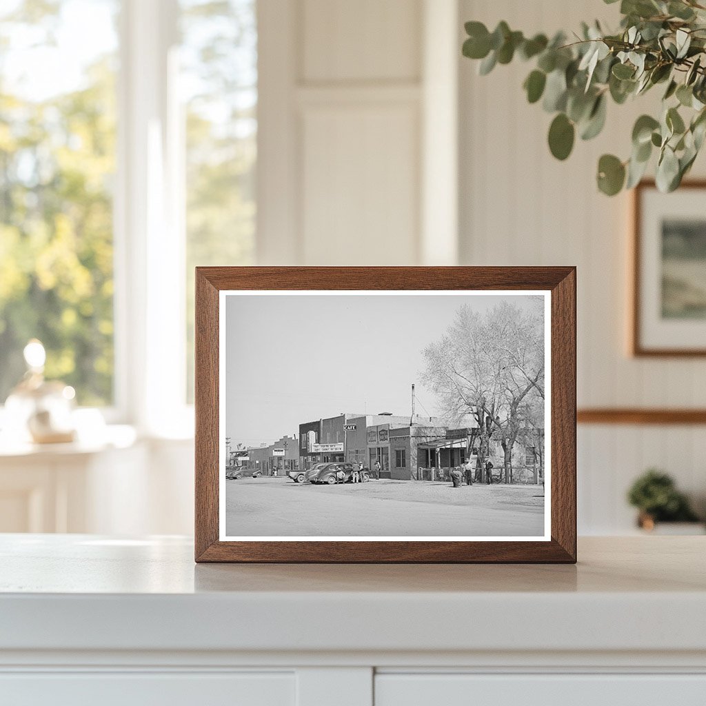 Springerville Arizona Main Street April 1940 Agricultural Scene