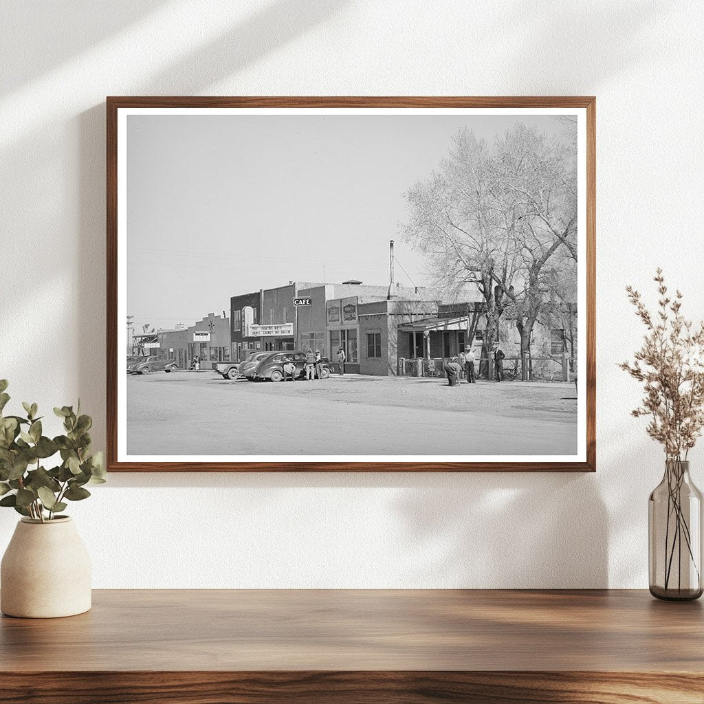 Springerville Arizona Main Street April 1940 Agricultural Scene