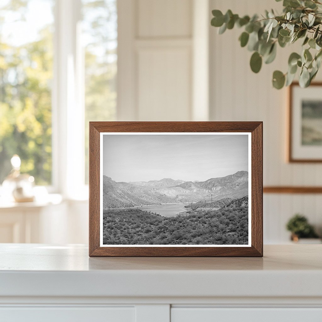 Irrigation Ditches from Roosevelt Dam Gila County Arizona 1940