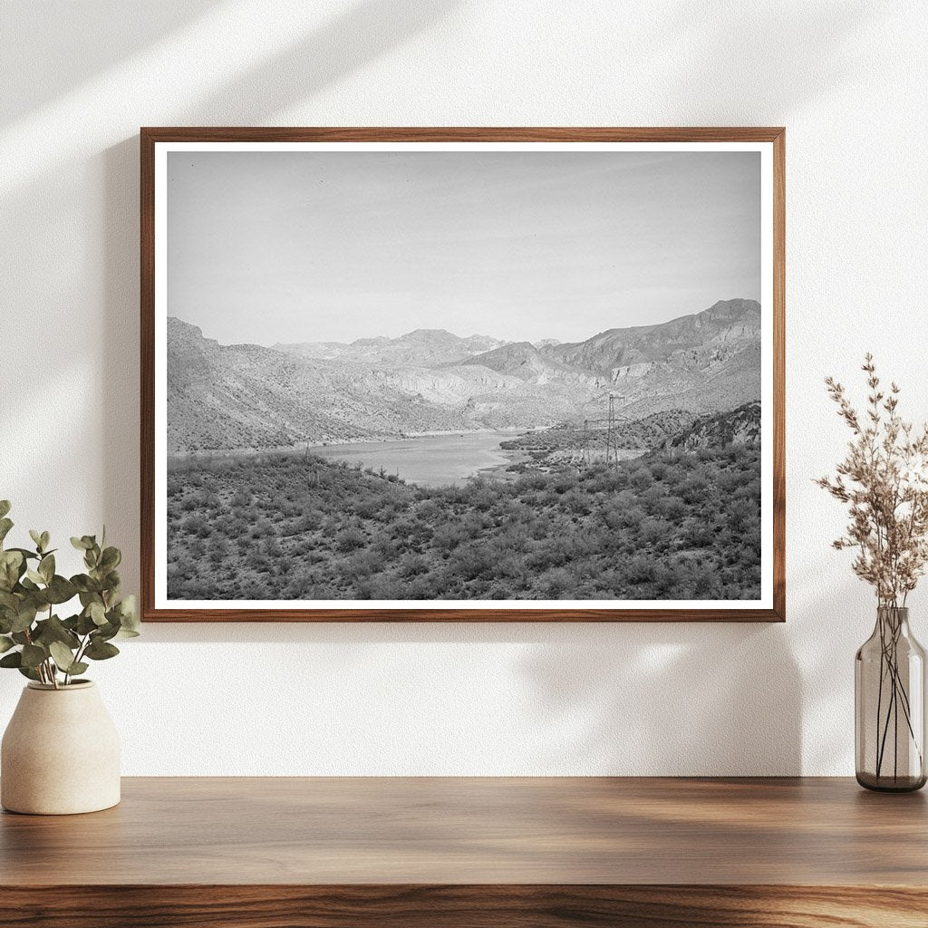 Irrigation Ditches from Roosevelt Dam Gila County Arizona 1940