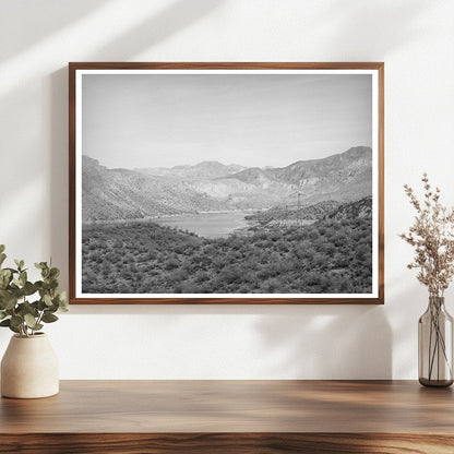 Irrigation Ditches from Roosevelt Dam Gila County Arizona 1940