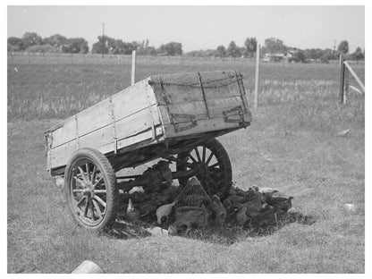 Chickens Under Trailer Maricopa County Arizona 1940