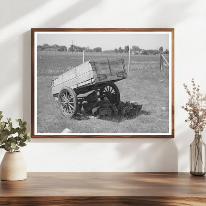 Chickens Under Trailer Maricopa County Arizona 1940