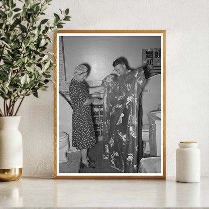 Shower Curtain Display in Phoenix Arizona May 1940