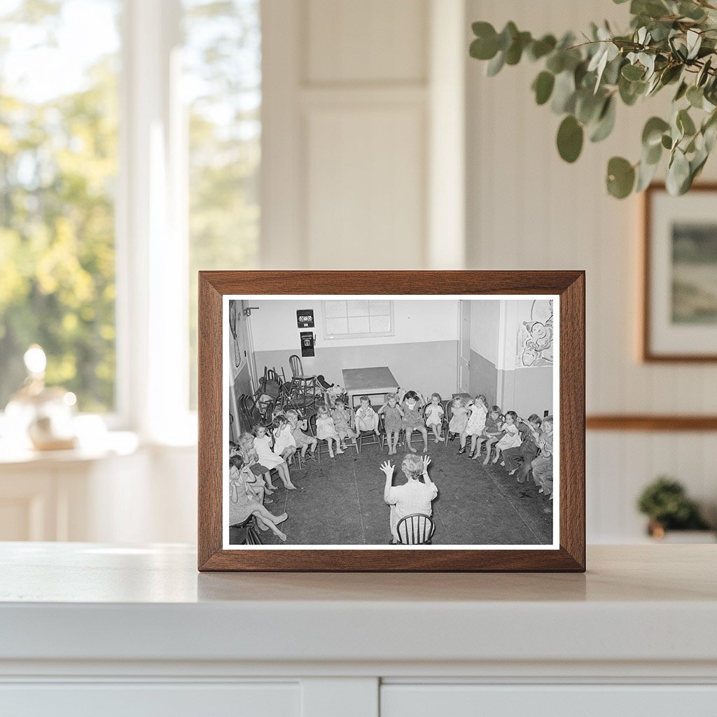 Children Playing at WPA Nursery School Maricopa County 1940