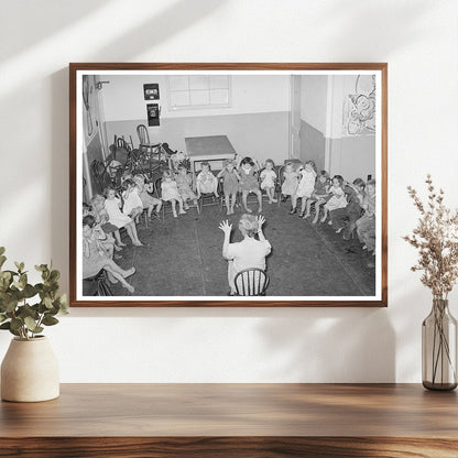 Children Playing at WPA Nursery School Maricopa County 1940
