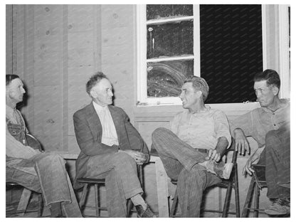 Agua Fria Migratory Labor Camp Committee Meeting 1940