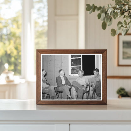 Agua Fria Migratory Labor Camp Committee Meeting 1940