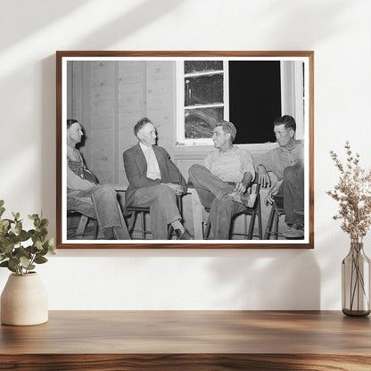 Agua Fria Migratory Labor Camp Committee Meeting 1940