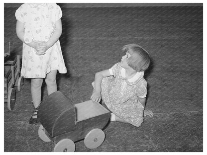 Child Playing in WPA Nursery School Arizona May 1940