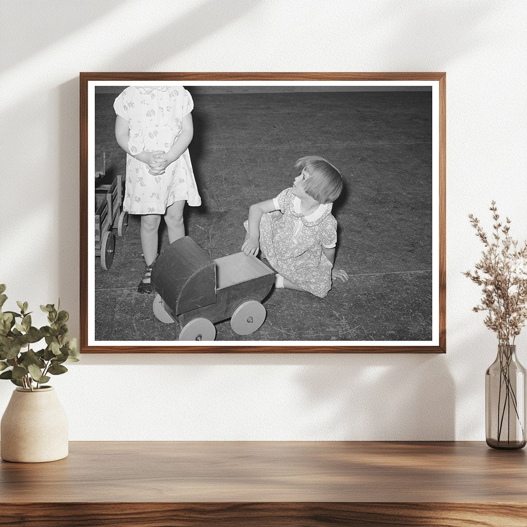 Child Playing in WPA Nursery School Arizona May 1940