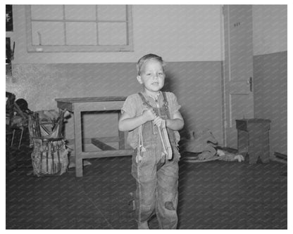 WPA Nursery Boy at Agua Fria Camp May 1940