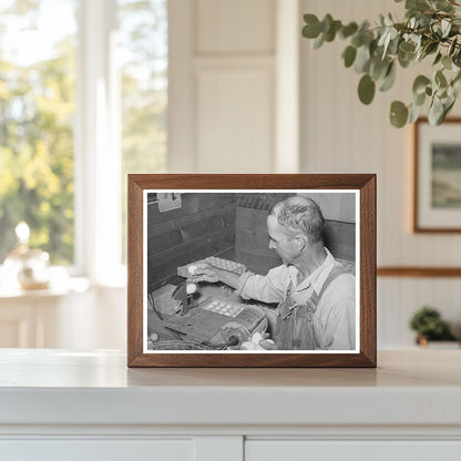 Workers Weighing Eggs for Grading in Maricopa County 1940
