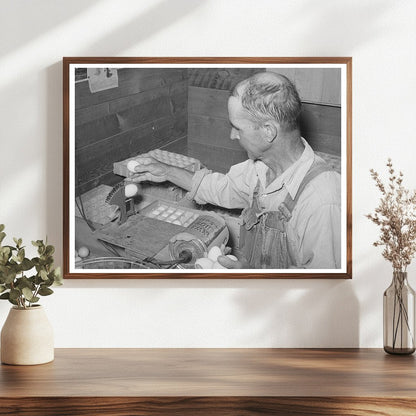 Workers Weighing Eggs for Grading in Maricopa County 1940