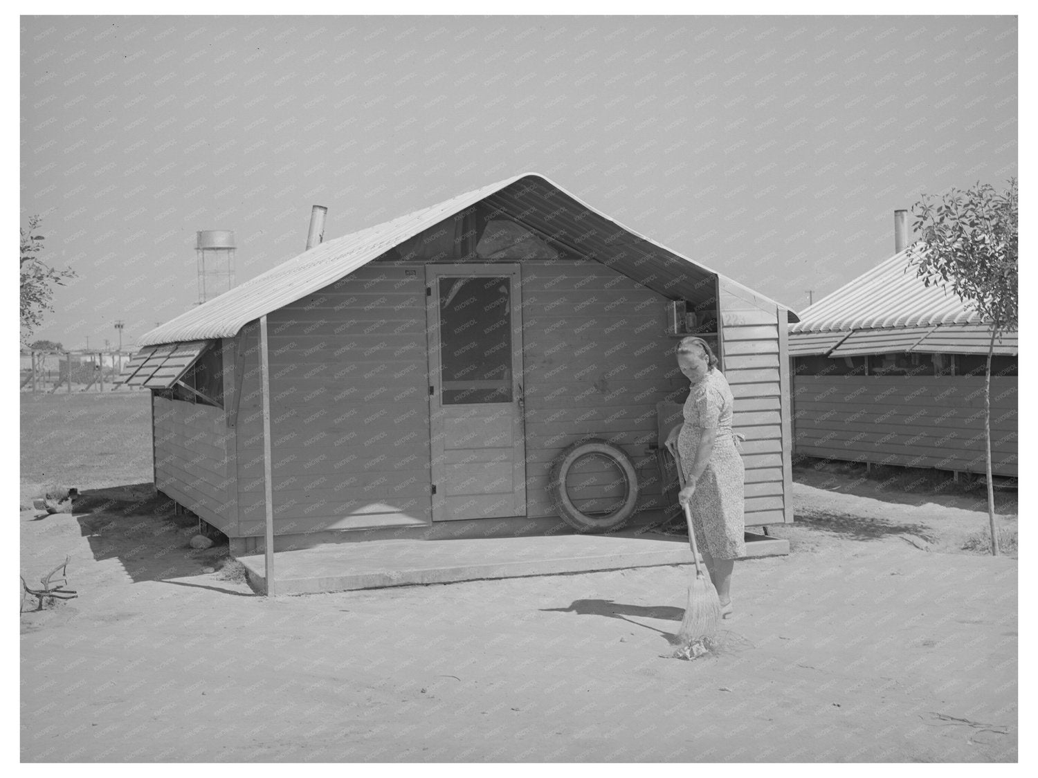 1940 Family Metal Shelter at Agua Fria Labor Camp Arizona