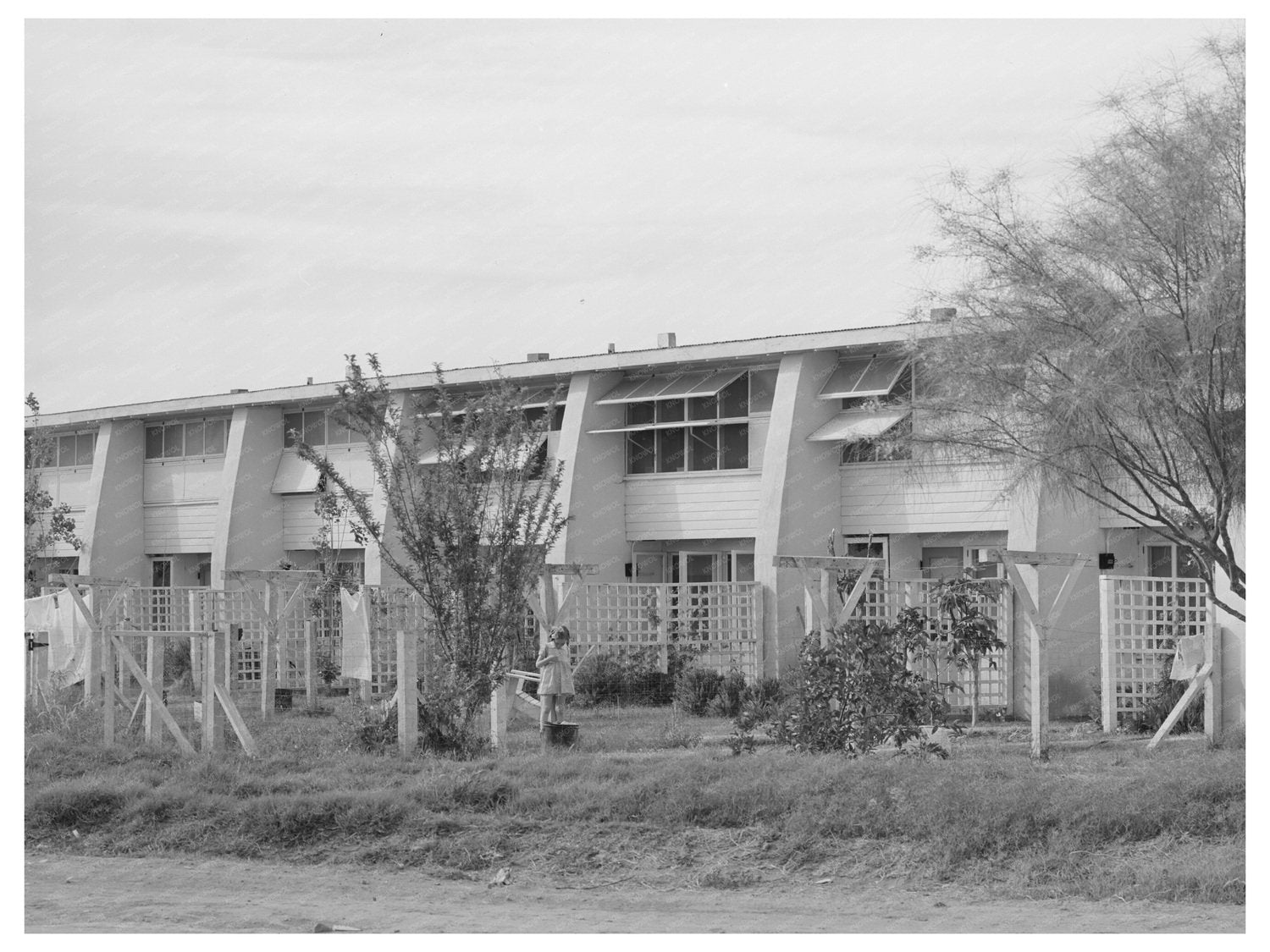 Vintage Apartment Houses in Chandler Arizona May 1940