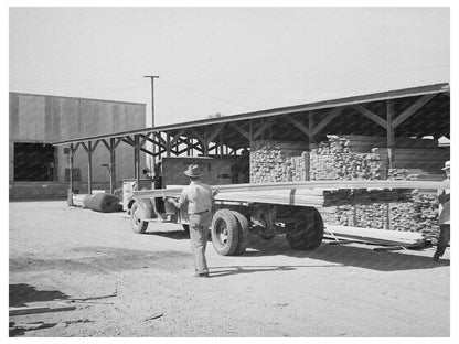 Lumber Loading at Cooperative in Phoenix Arizona May 1940