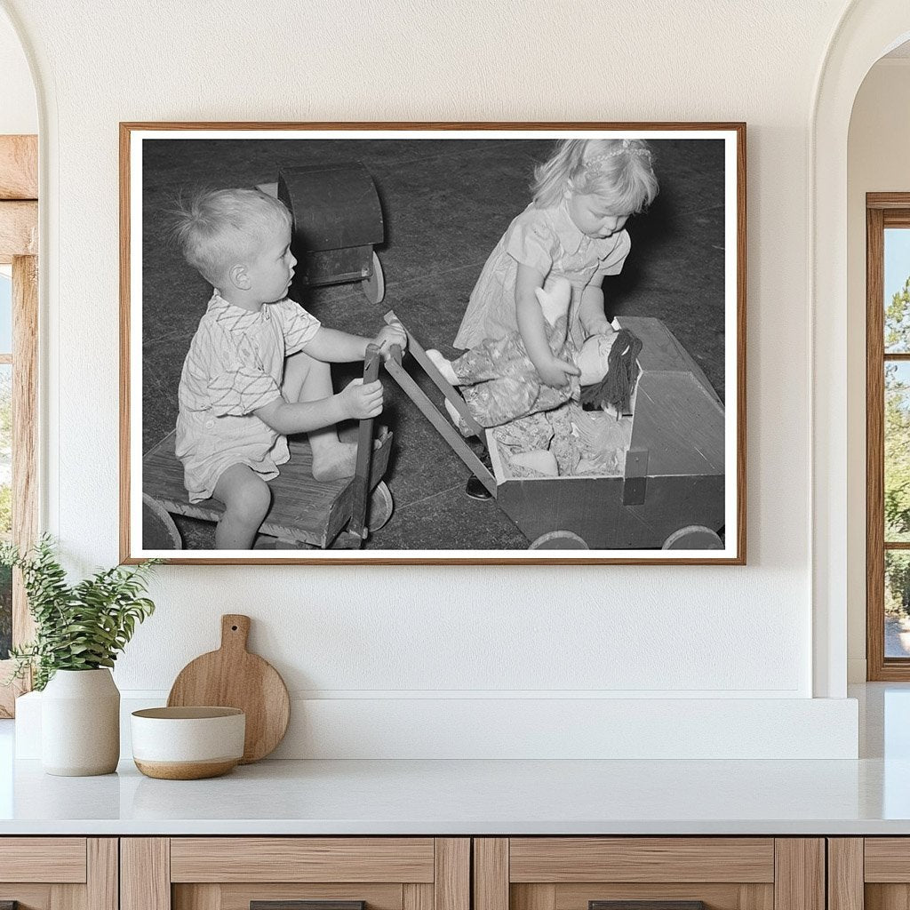 WPA Nursery School Children at Agua Fria Arizona 1940