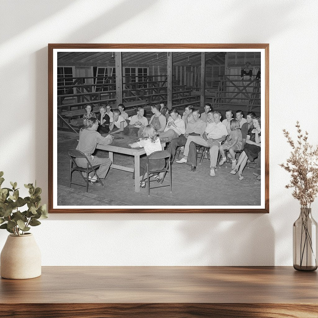 Young Peoples Club at Agua Fria Labor Camp May 1940