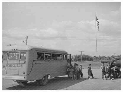 School Bus for Children at Agua Fria Labor Camp 1944