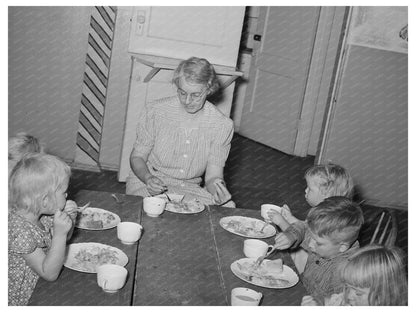 WPA Nursery School Lunch in Maricopa County 1940