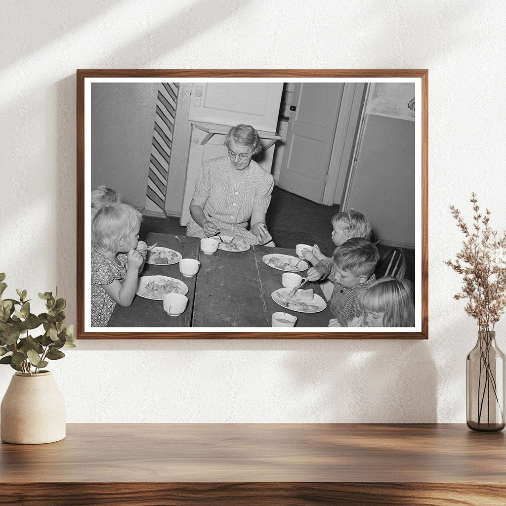 WPA Nursery School Lunch in Maricopa County 1940