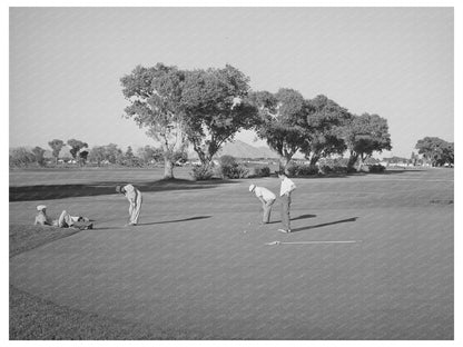 Vintage 1940 Municipal Golf Course Phoenix Arizona Image