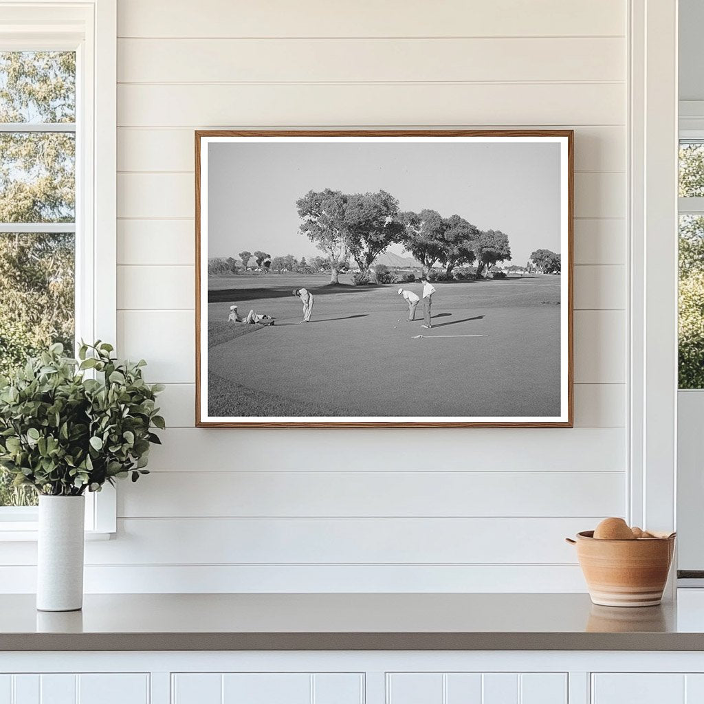 Vintage 1940 Municipal Golf Course Phoenix Arizona Image