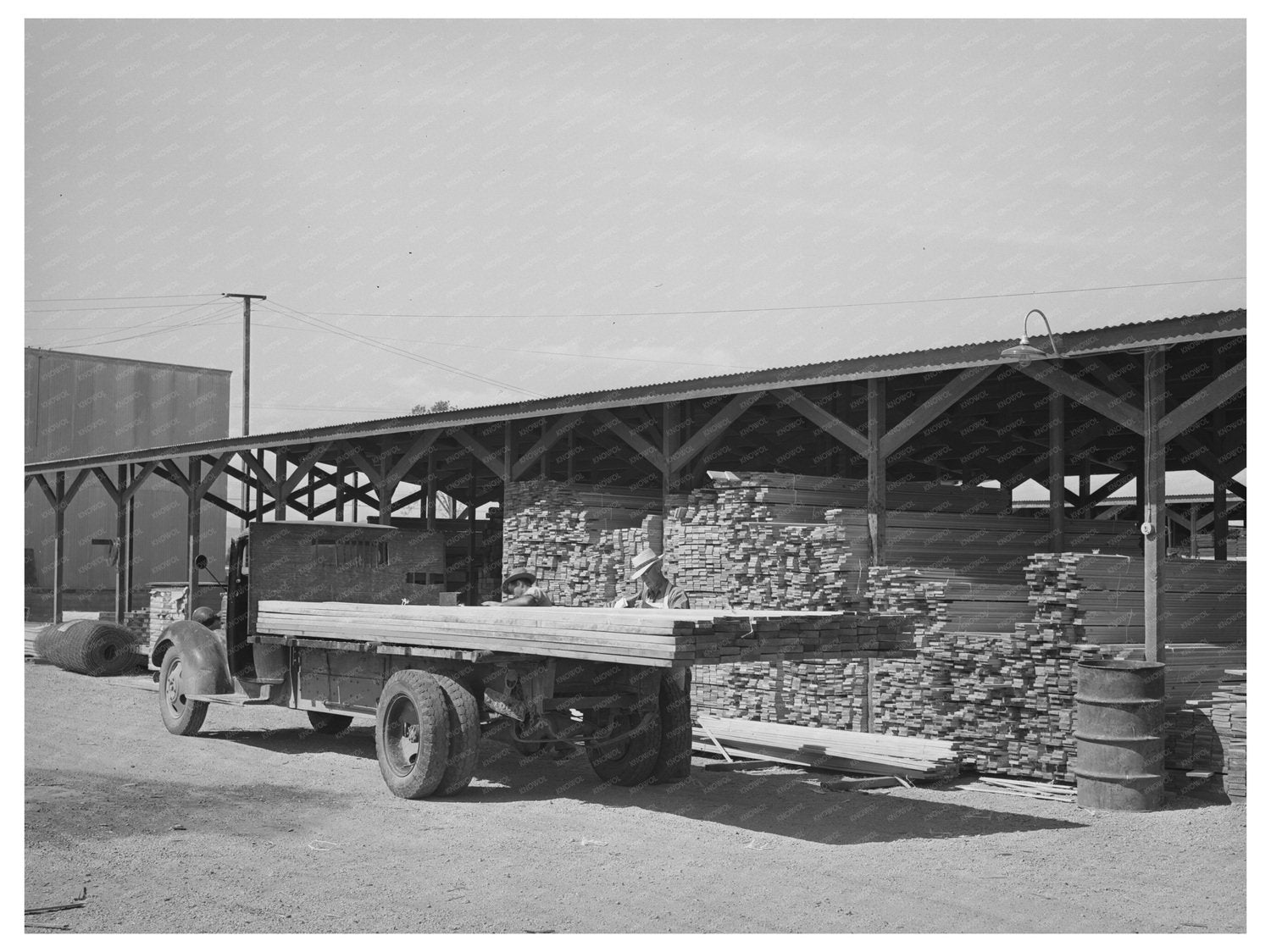 Lumber Loading at Producers and Consumers Cooperative 1940